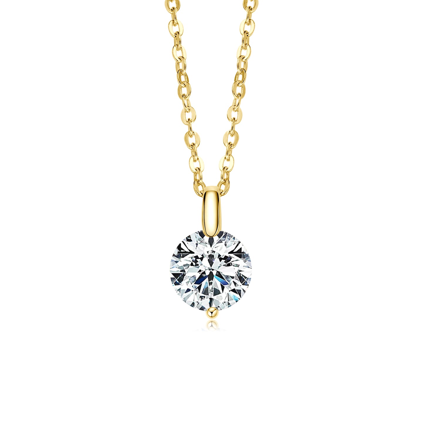 Enchanting Mermaid Tears Moissanite Necklace - S925 Sterling Silver Teardrop Pendant