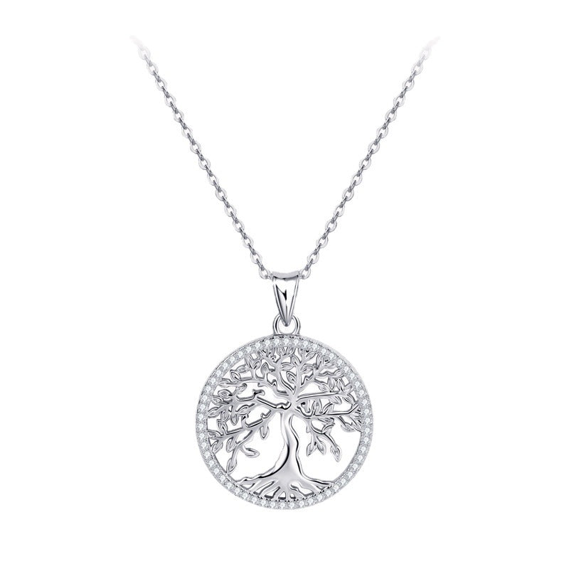 Moissanite Leaf Earrings - Sterling Silver Nature Drop Design