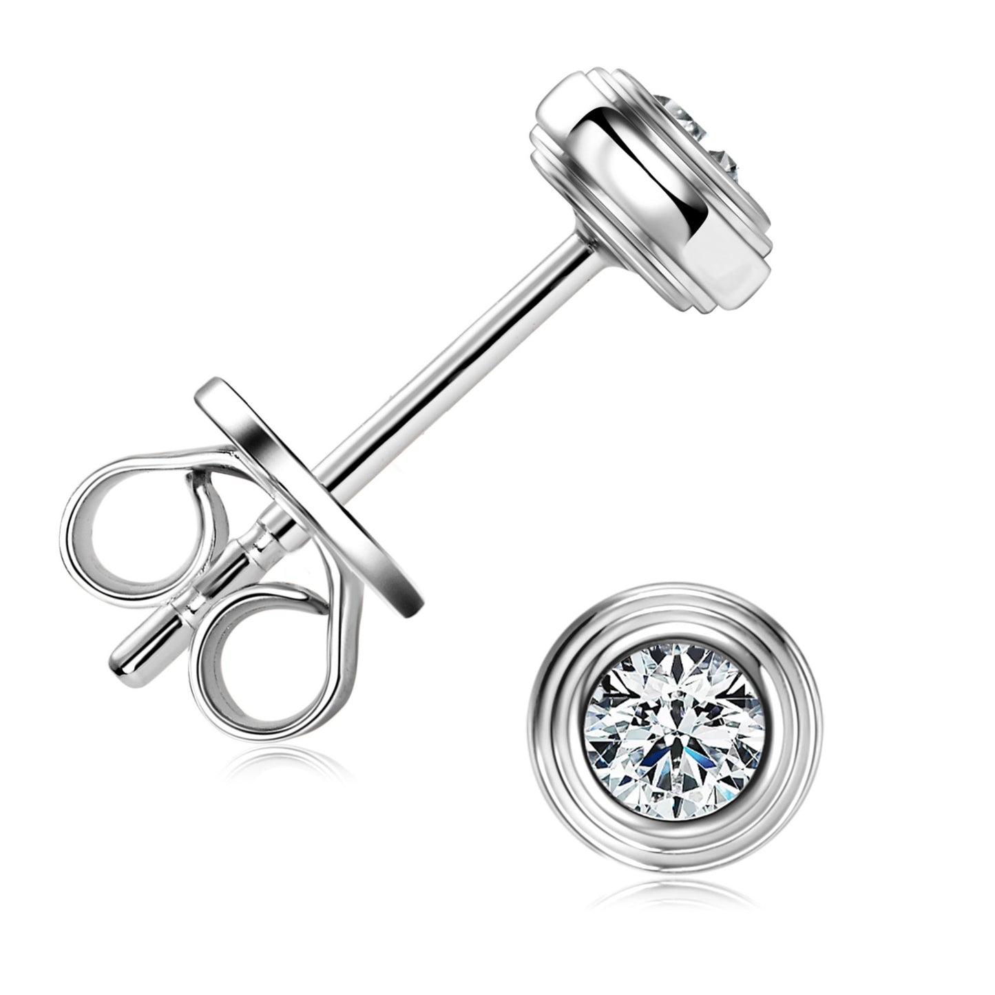 Minimalist Dome Stud Earrings - S925 Sterling Silver Bubble Design Jewelry