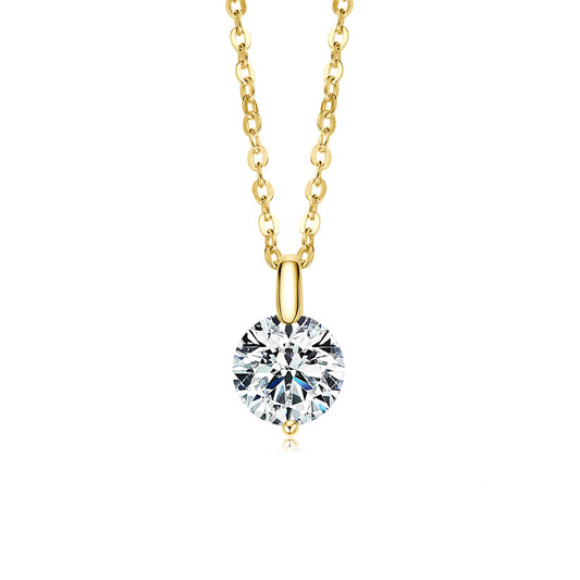 Enchanting Mermaid Tears Moissanite Necklace - S925 Sterling Silver Teardrop Pendant