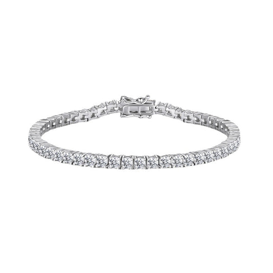 Luxury Full Diamond Tennis Bracelet - S925 Sterling Silver Women's Chain
